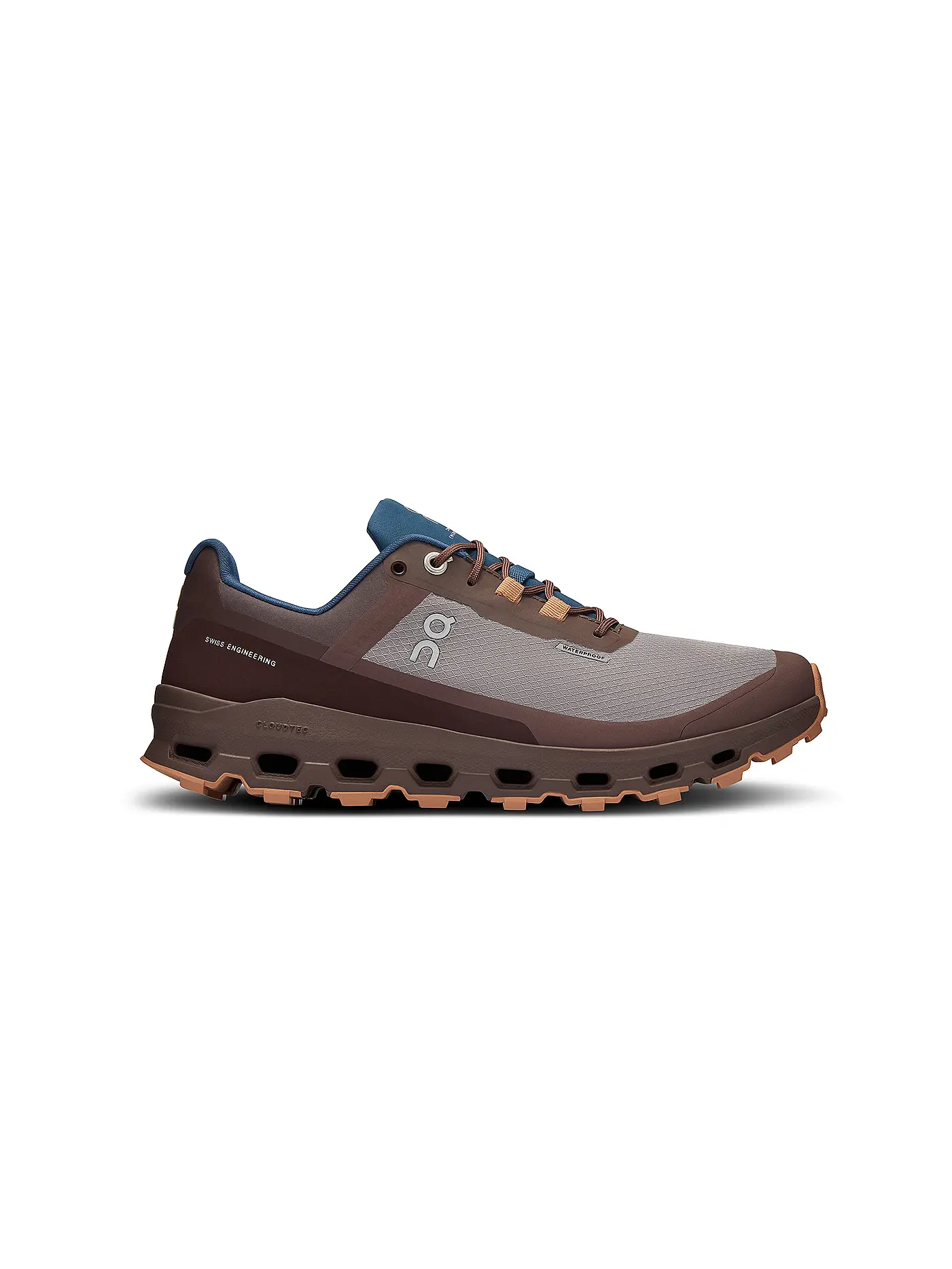 ON | Damen Traillaufschuhe Cloudvista Waterproof ZINC GRAPE | 